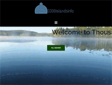 Tablet Screenshot of 1000islandsinfo.com